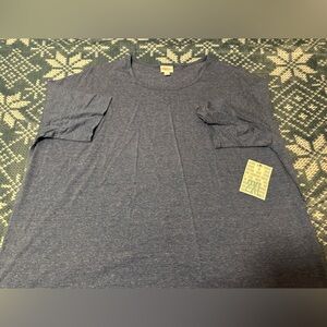 NWT Lularoe Irma Blue T-Shirt